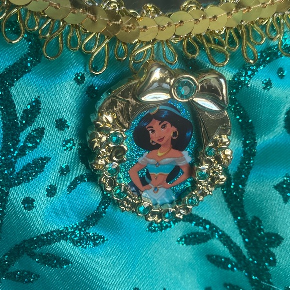 DISNEY PRINCESS "JASMINE" 2PC DELUXE 🌟LIGHT UP🌟 COSTUME SIZE XS (3T-4T)🌟NWT🌟 - Picture 8 of 16